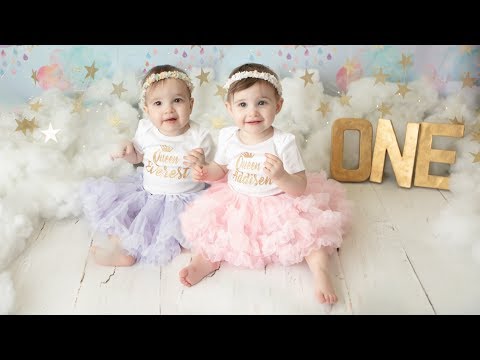 Addisen + Everest First Birthday Slideshow (Babies First Birthday/Cake Smash) /// McHusbands