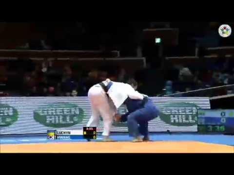 Judo Grand Prix Jeju 2013: Dmytro LUCHYN (UKR) - Min-Ho HWANG (KOR) Bronze [-100kg]