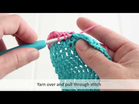 Crochet | Double Crochet Decrease (left handed)