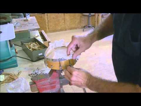 081 RSW Making A Calf Skin Head For A Small Banjo