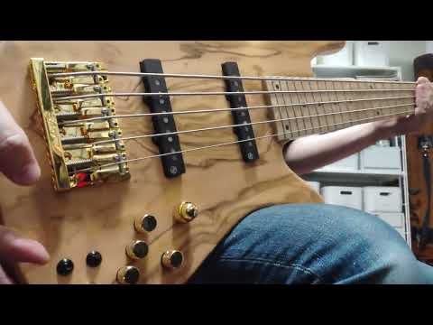 Fodera Emperor 5 Bolt-on Custom Olive image 13