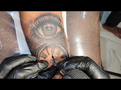 Eye Clock Tattoo