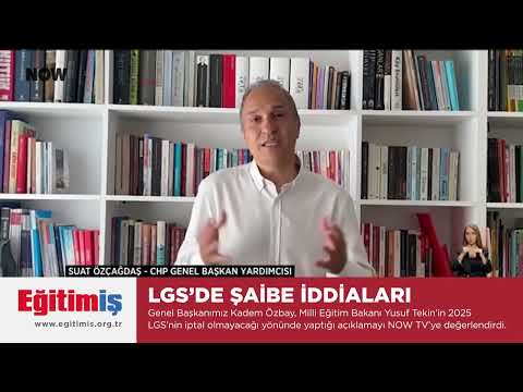 Genel Başkanımız Kadem Özbay, Milli Eğitim Bakanı Yusuf Tekin’in 2025 LGS’nin iptal olmayacağı yönünde yaptığı açıklamayı NOW TV’ye değerlendirdi. | EĞİTİM İŞ
