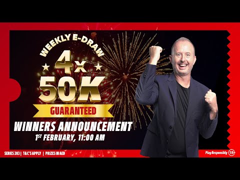 Watch Our Series 283 4th Weekly E-Draw 4 x 50K Winners Announcement