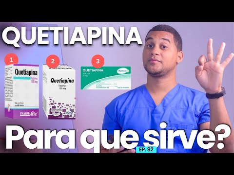 QUETIAPINA PARA QUE SIRVE | 3 COSAS - Quetiapina 25 mg 100 mg