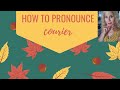 How to pronounce courier the right way and use in a sentence