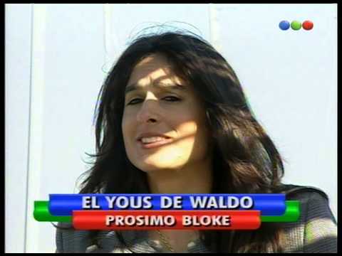 La promo de Waldo con Gaby Sabatini - Videomatch 99