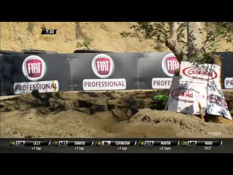 Austin Forkner passes Benoit Paturel Monster Energy MXGP of USA MX2 Race 2 - motocross 2016