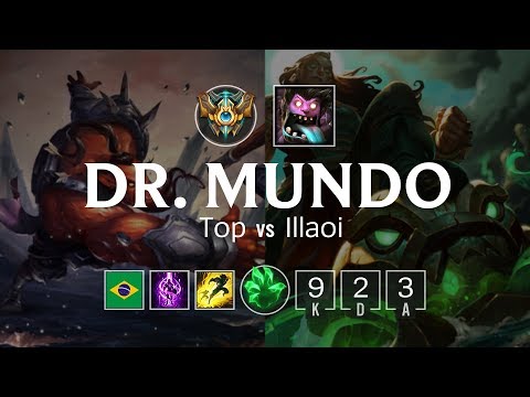 Dr. Mundo Top vs Illaoi - BR Challenger Patch 8.9