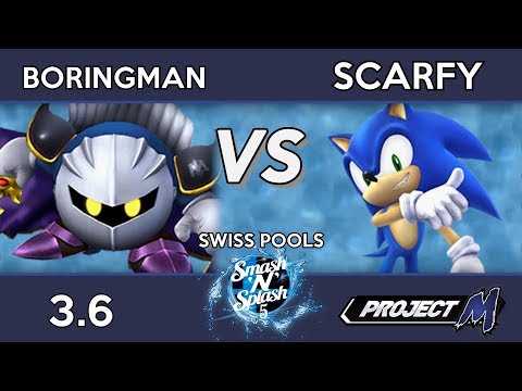 Scarfy (Sonic) vs Boringman (MK) - Smash 'N' Splash 5 Pools