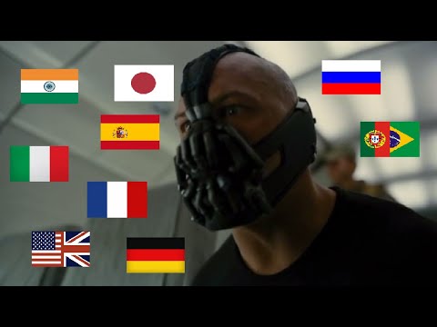 "FOR YOU" in 9 Different Languages - The Dark Knight Rises