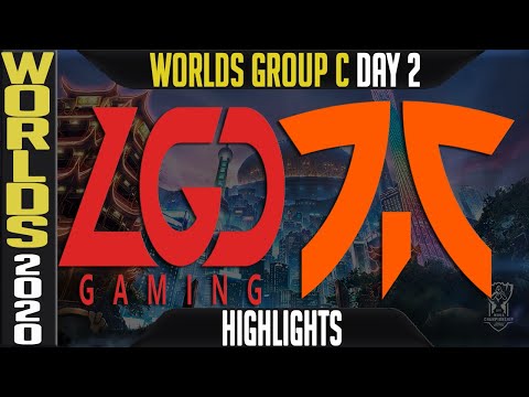 LGD vs FNC Highlights | Worlds 2020 Group C Day 2 | LoL World Championship   LGD Gaming vs Fnatic