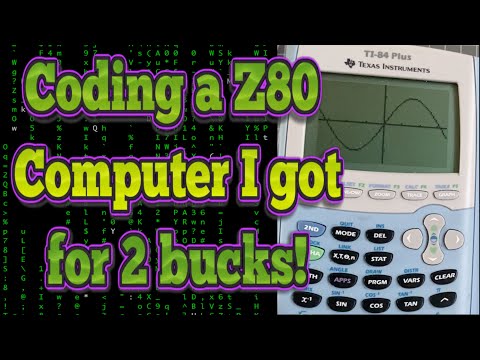 Learn to Code Z80 Assembly on a TI-83+/84+ Calculator - Matrix Rain