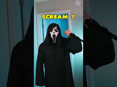 SERIAL KILLER revealed to be DEMONIC ENTITY 😱 #horrorshorts #creepy #skit #scream6 #ghostface