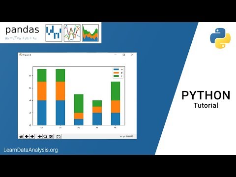 Create a Column Stacked Graph Based On a Pandas' DataFrame | Python Tutorial