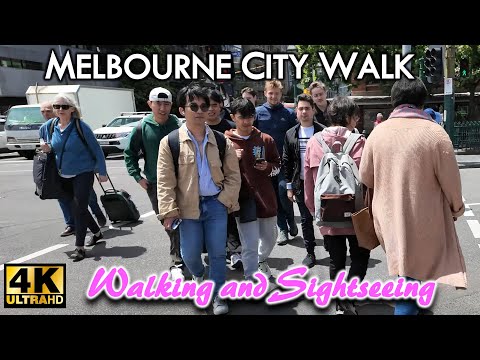 Thumbnail for MELBOURNE CITY CBD STREETS WALKING TOUR | THE QUEEN VICTORIA MARKET | RMIT & THE OLD MELBOURNE GAOL