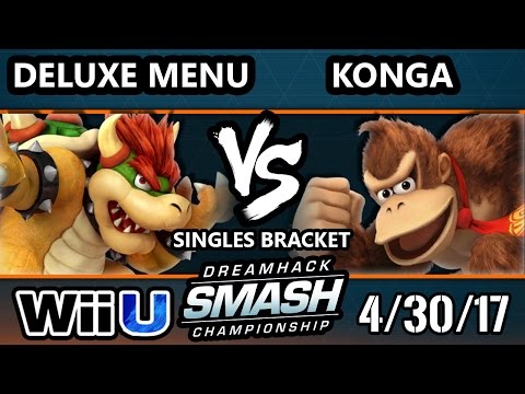 DHA 2017 SSB4 - UG | DeluxeMenu (Bowser) Vs. KoL Konga (Donkey Kong) Smash 4 - Smash Wii U