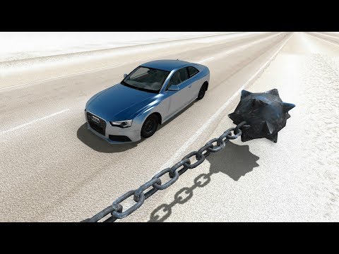 Spinners with Wrecking Balls vs Cars Compilation #4 - Beamng drive