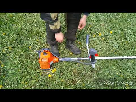 Видео Мотокоса OLEO-MAC 741 в работе