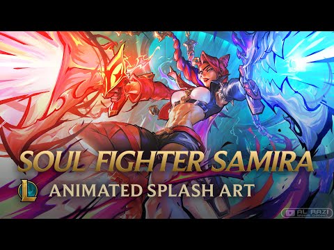 Soul Fighter Samira | Login Screen - League of Legends [4K 60fps Animated Splash Art]