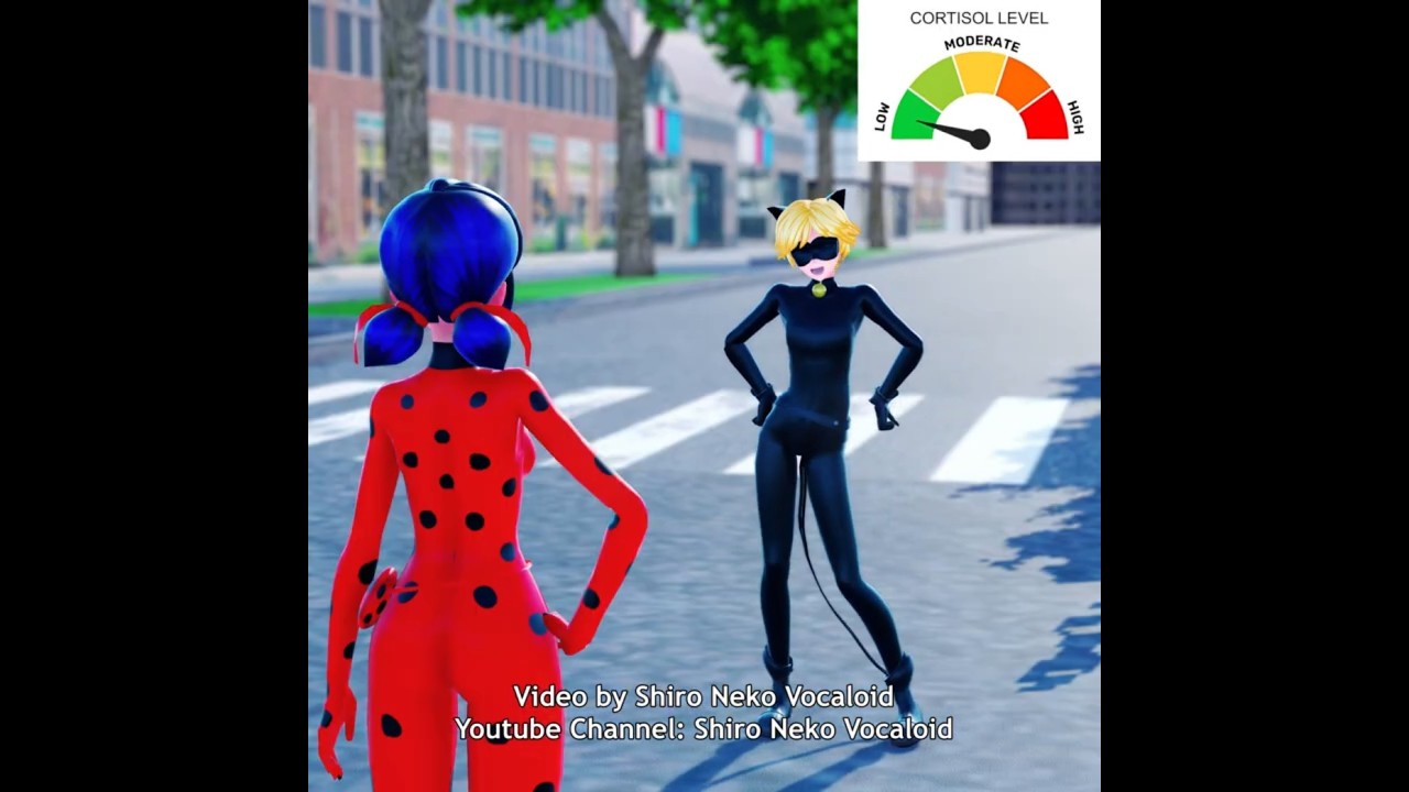 MMD Low Cortisol Dance (Ladybug x Chat Noir) #miraculousladybug #ladybug