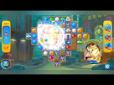 Fishdom 2022, no Boosters,   9802     level  -  прохождение без бустеров,   9802   уровень.