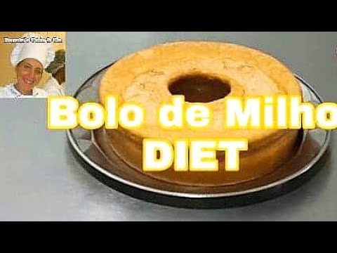 Bolo de Milho sem AÇÚCAR e sem TRIGO / Bolo Diet de Milho / Bolo de Milho Diet