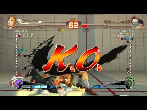 SSF4 AE 2012: sitamachi00 (Cody) vs matoryona (Claw) - Xbox Live Ranked Match