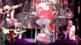 Fairport Convention: the Lark In The Morning instrumental medley at Cropredy 2012 (DSCF5587)