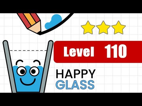 Happy Glass Level 110 Solution 3 Stars Walkthrough