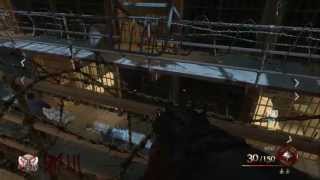 Mob Of The Dead! NEW GLITCH! Up On Balcony! Black Ops 2 Zombies! CANT GO DOWN!