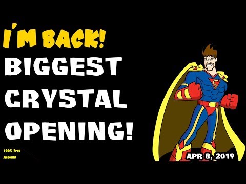 I'm BACK! Massive Crystal Opening 15+ 5 star and 2 6 star champs
