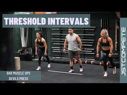 CrossFit Thresholds - Bar muscle ups + Devils Press | Reggie Fasa, Ella Wilkinson and Tayla Howe