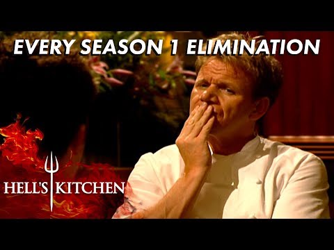 Every Elimination In Season 1 | Hell's Kitchen