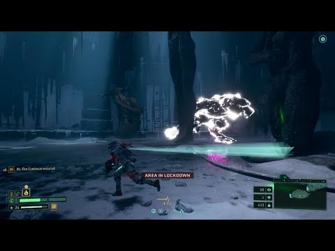 Returnal biome 5 mini boss hitless with rotgland lobber