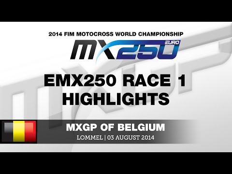 EMX250 of Belgium 2014 Race 1 Highlights - Motocross