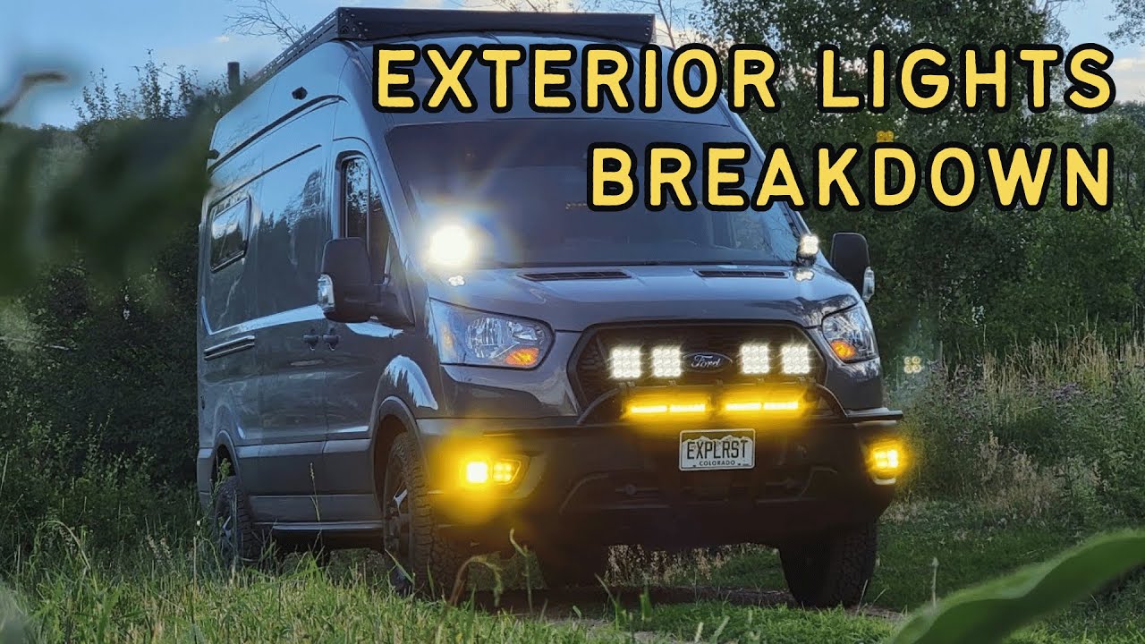 Did we add too many lights to our Ford Transit Camper Van?