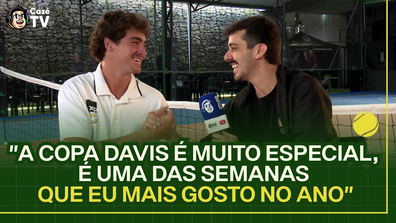 EXCLUSIVO! JOÃO FONSECA FALA SOBRE JOGAR NO BRASIL, EXPECTATIVA PARA A COPA DAVIS E COPA DO MUNDO