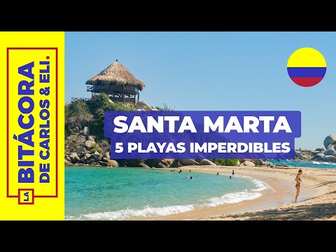 5 Playas que no te puedes perder en SANTA MARTA COLOMBIA 🌴
