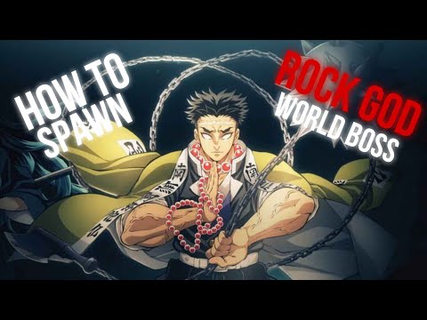 How To Spawn & Kill ROCK GOD WORLD BOSS in Roblox Demon Blade | Pillar Trial Tutorial