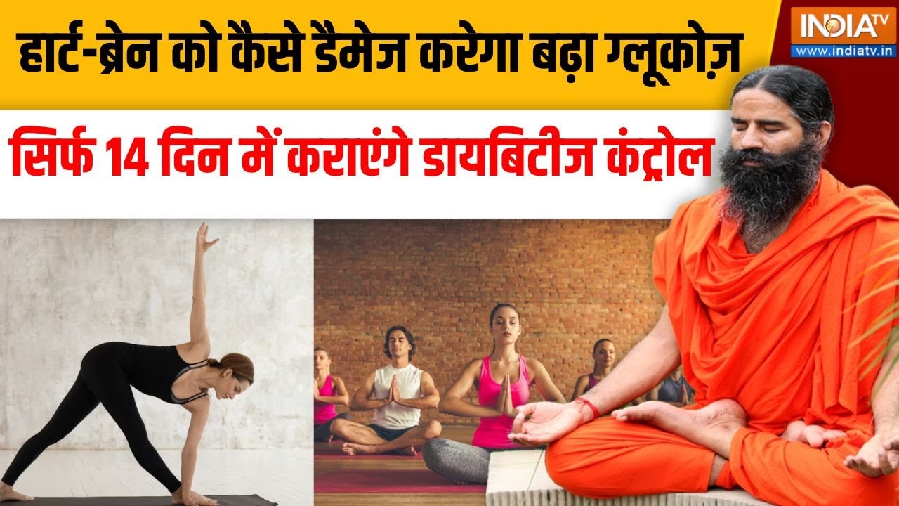 Yoga With Swami Ramdev Live: हार्ट-ब्रेन को कैसे डैमेज करेगा बढ़ा ग्लू?