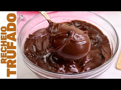 SUPER CREAMY AND STRUCTURED CHOCOLATE TRUFFLE FILLING! | Perfect for cakes, sweets and jars!