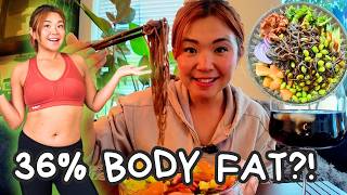 WHAT I ATE IN A DAY to LOSE FAT & gain muscle 💪 (I gained 10 lbs...)