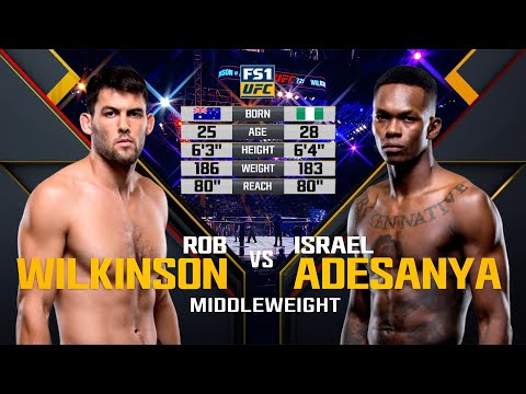 UFC Debut: Israel Adesanya vs Rob Wilkinson | Free Fight