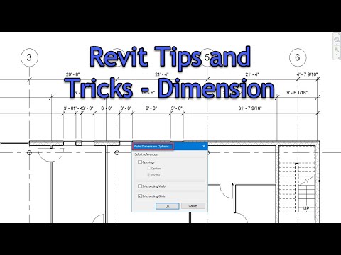 Autodesk Revit Productivity Tips and Tricks - Dimension Options