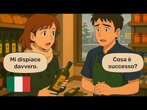 13 Easy Italian Dialogues for Beginners |  Store Problems, Payments & Daily Conversations
