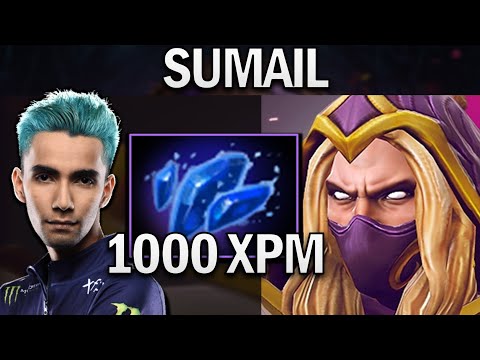 SUMAIL INVOKER WITH AGHANIMS SHARD & 1000 XPM - DOTA 2 7.28 GAMEPLAY