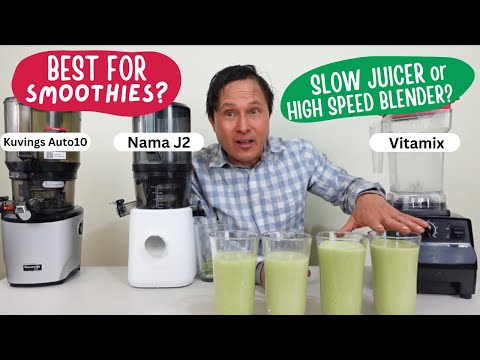 Best Green Smoothie Made in a Slow Juicer or Vitamix Blender ?
