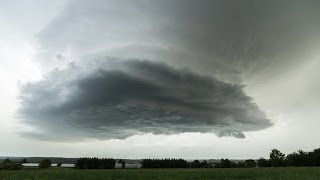 preview picture of video 'Supercell timelapse May 22nd 2014, Stuttgart area, Germany'