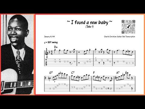 Charlie Christian - I found a new baby (Take 1) [Jan 15, 1941] - Guitar Solo Transcription